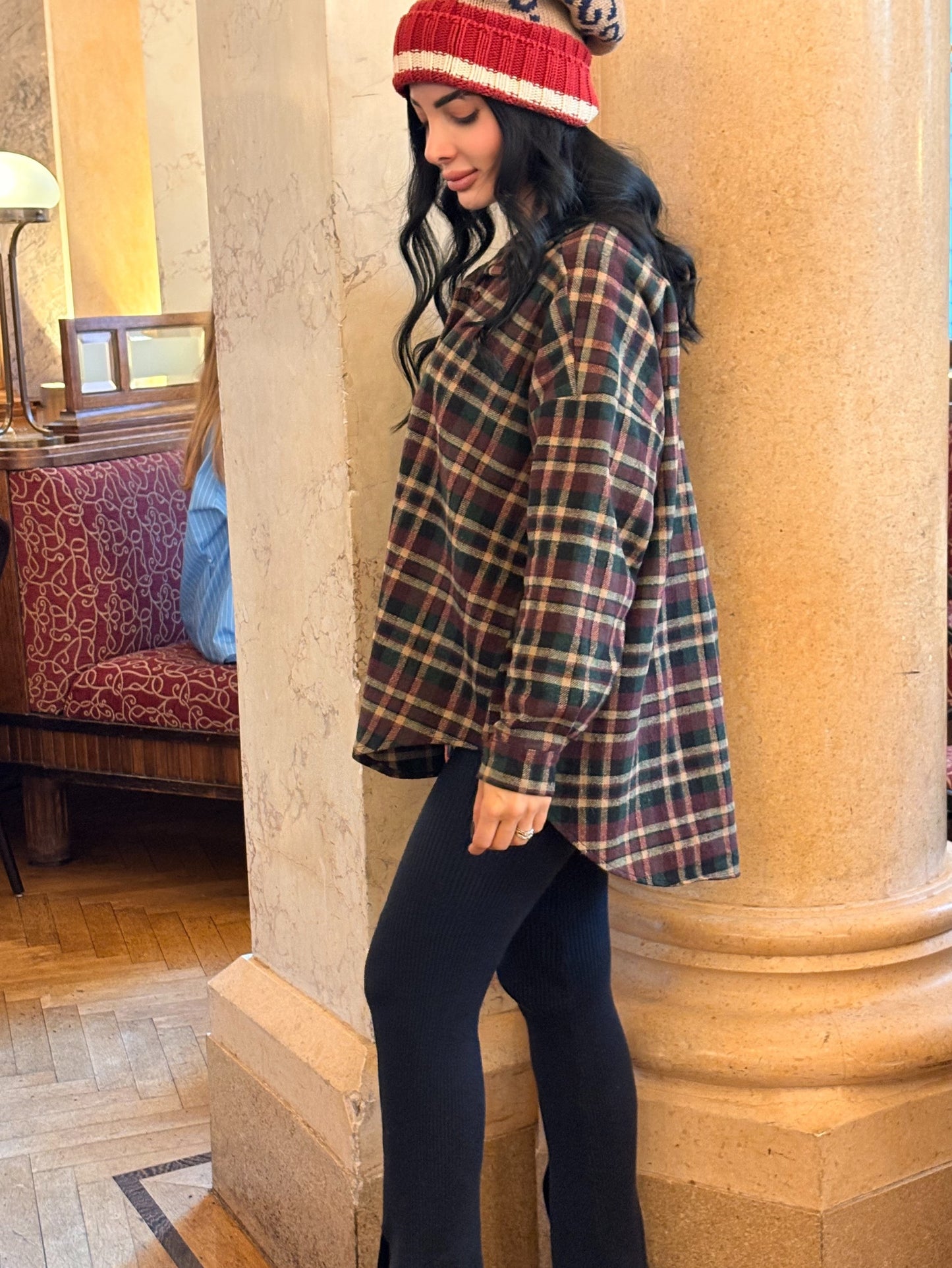 Camicia Oversize Scozzese