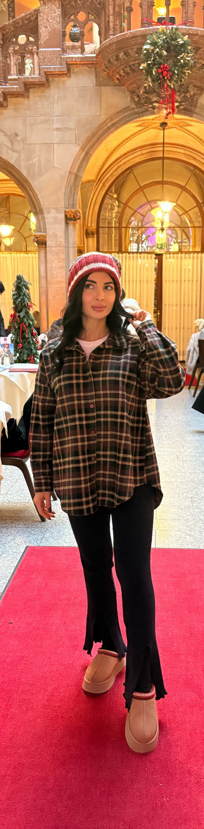 Camicia Oversize Scozzese