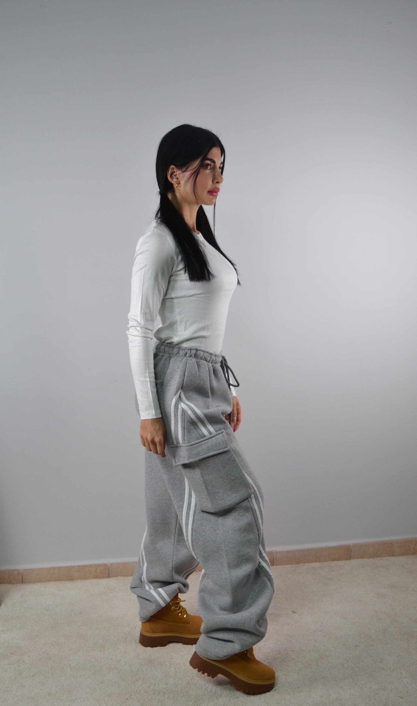 Pantalone Cargo Tuta Oversize